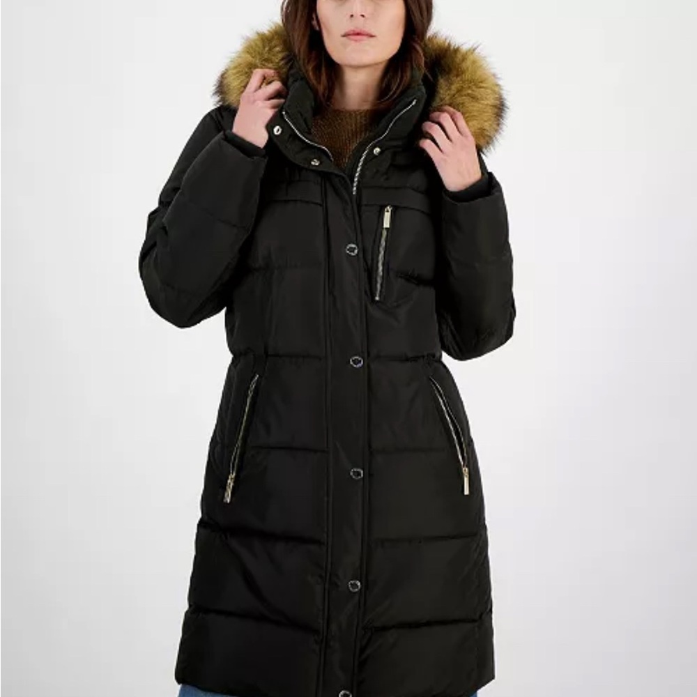 NWOT Fur Hooded Parka